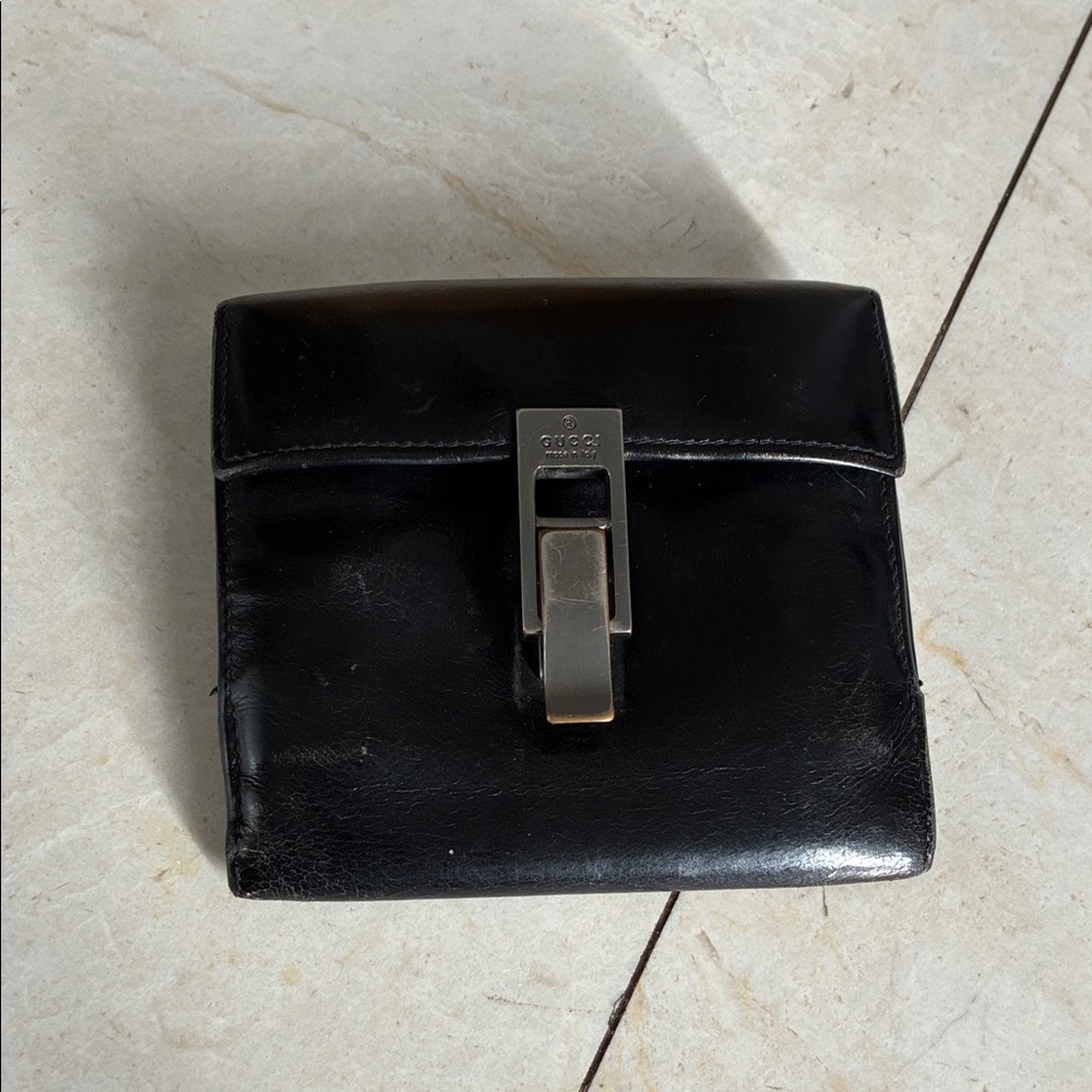 Gucci Black Jackie Leather Men's Wallet👝